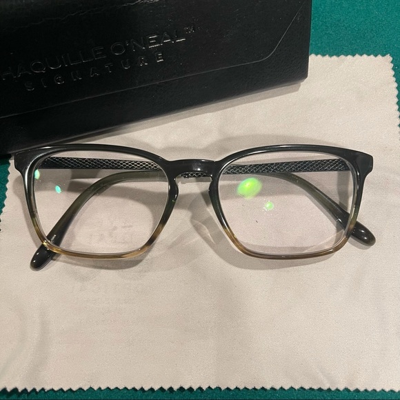 Shaquille O’Neill Eyeglass frames - black, beige - Picture 1 of 7